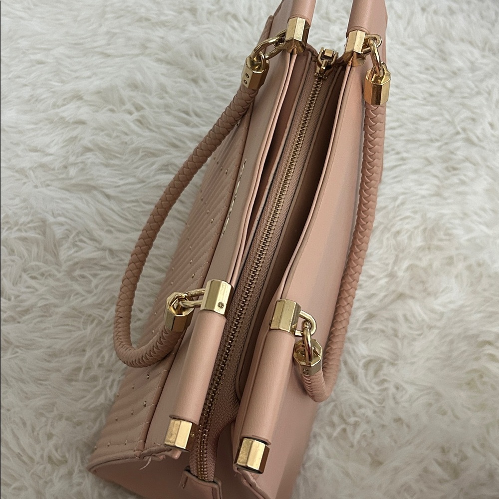 Bebe Pink Quilted Women's Bag - Picture 3 of 6
